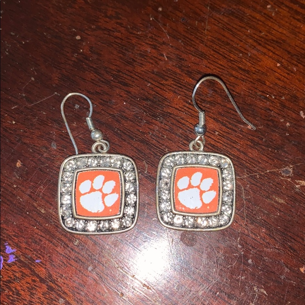 Clemson earrings!